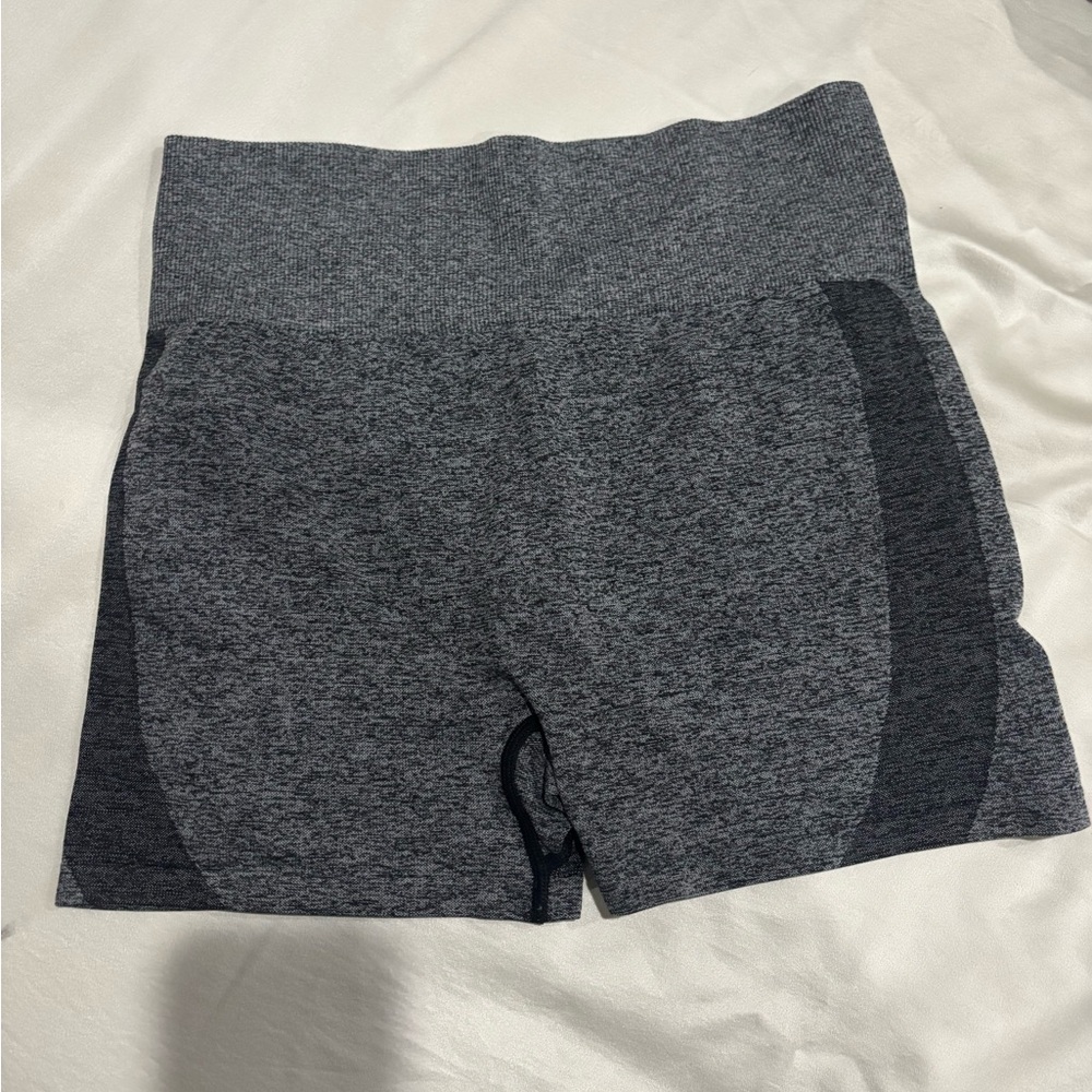 Victoria's Secret Gray Athletic Shorts Moisture-Wicking High-Waisted